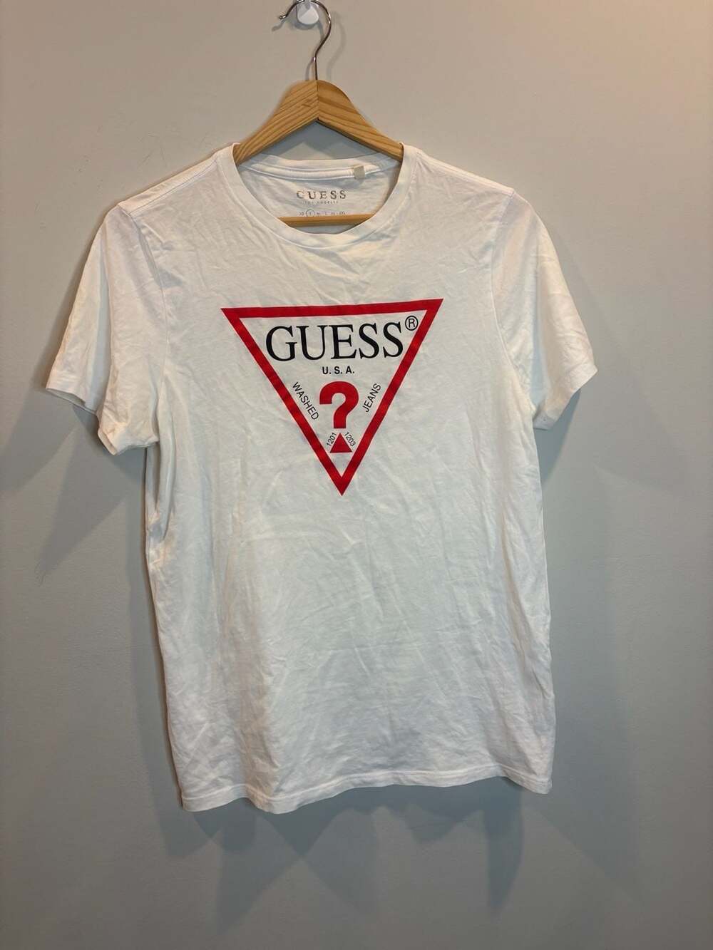 Guess Los Angeles Triangle Logo Graphic T-Shirt
